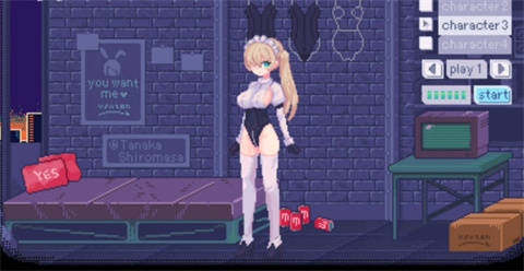 像素兔女郎