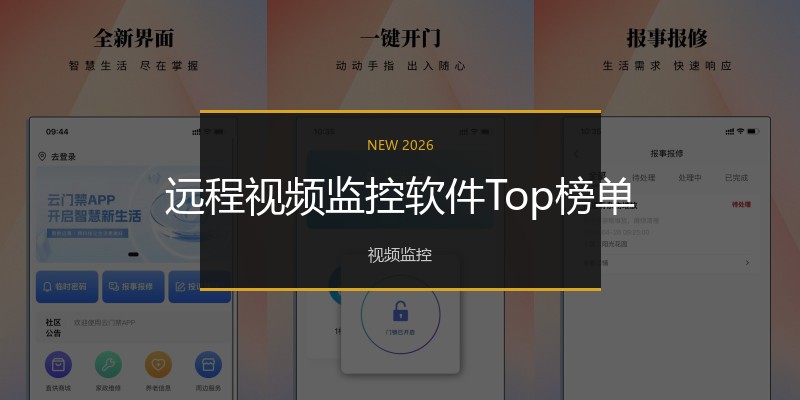 远程视频监控软件Top榜单