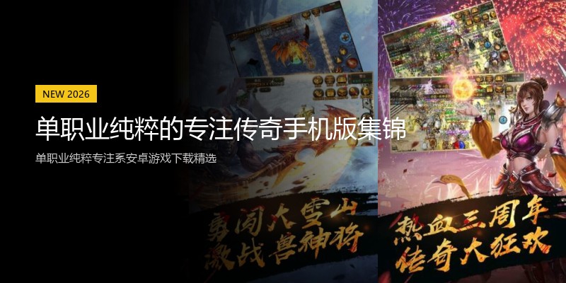 单职业纯粹的专注传奇手机版集锦