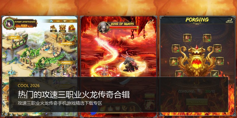 热门的攻速三职业火龙传奇合辑