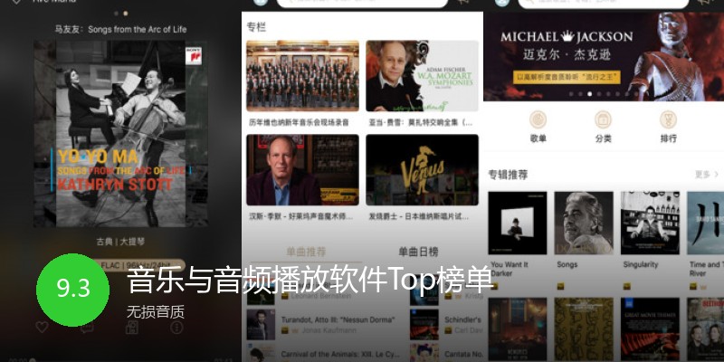 音乐与音频播放软件Top榜单