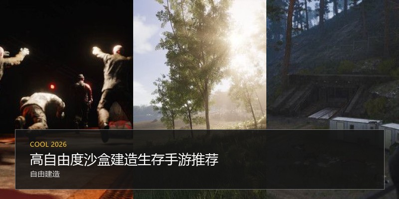 高自由度沙盒建造生存手游推荐