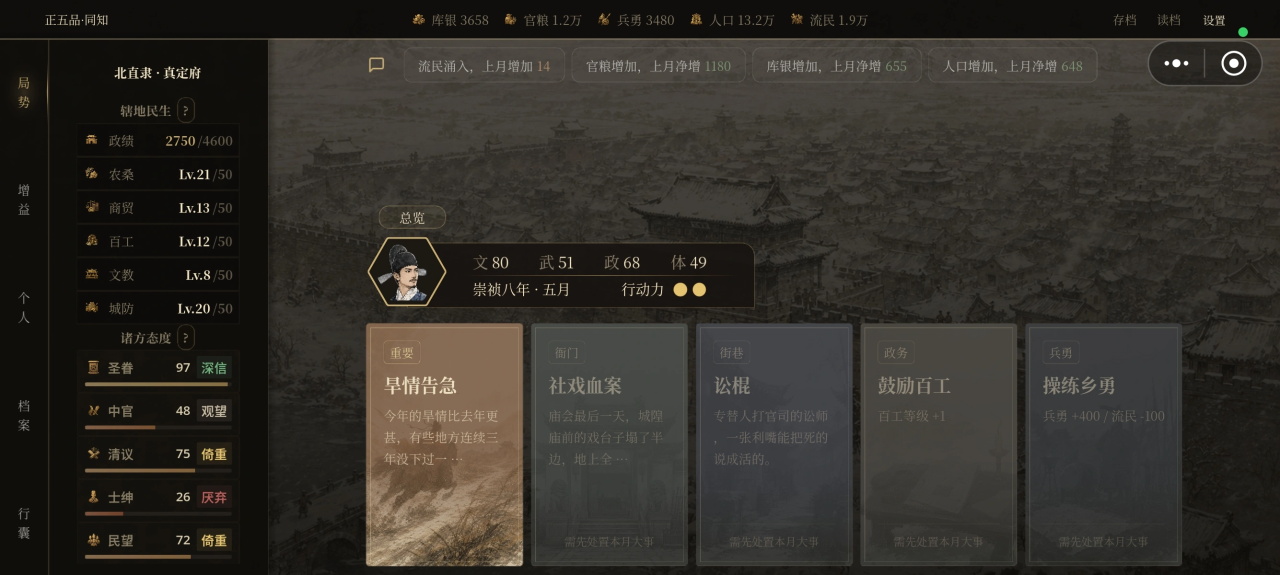 崇祯直聘明末官场沉浮模拟器