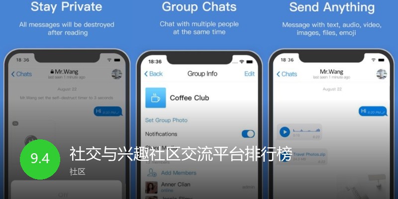 社交与兴趣社区交流平台排行榜