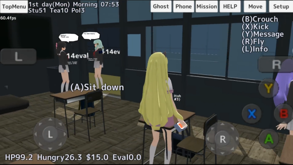 校园女生模拟器汉化版