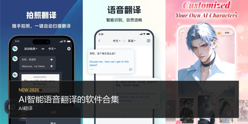 AI智能语音翻译的软件合集