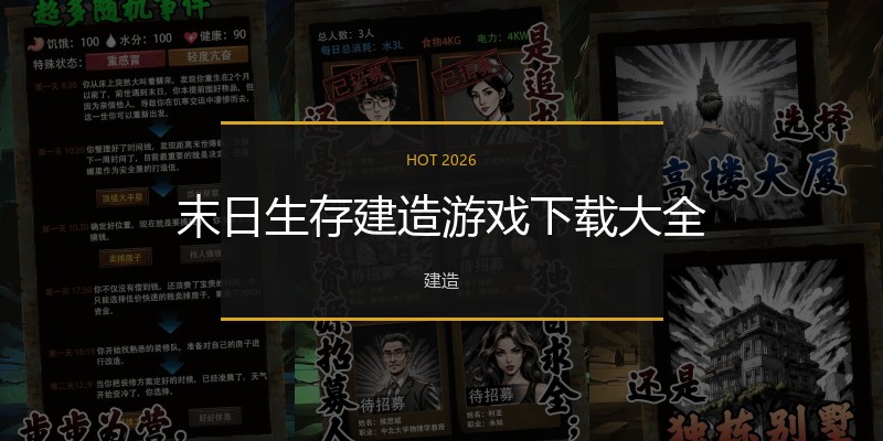 末日生存建造游戏下载大全