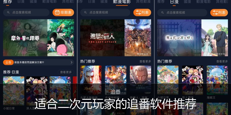 适合二次元玩家的追番软件推荐