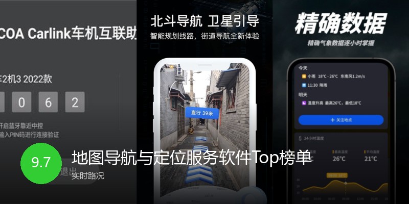 地图导航与定位服务软件Top榜单