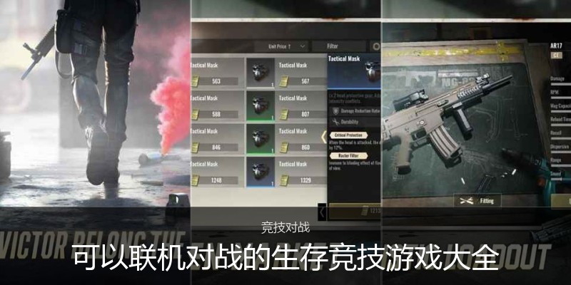 可以联机对战的生存竞技游戏大全