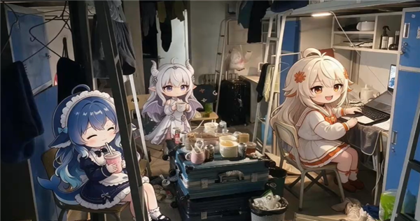 完蛋我被AI娘包围了截图