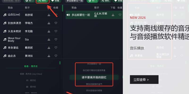 支持离线缓存的音乐与音频播放软件精选