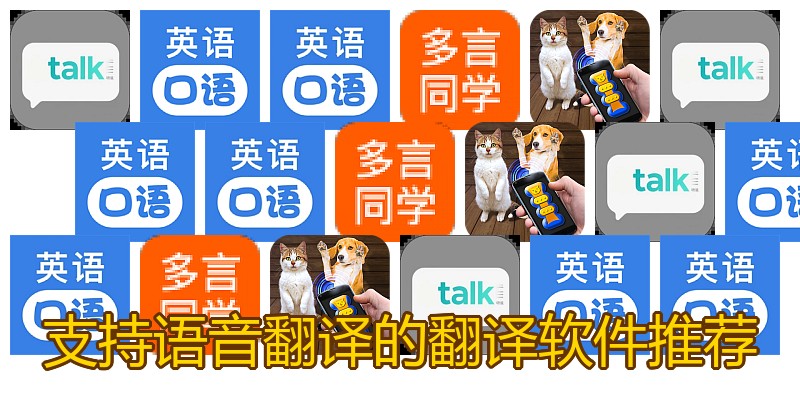 支持语音翻译的翻译软件推荐