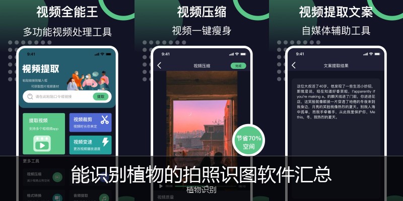 能识别植物的拍照识图软件汇总