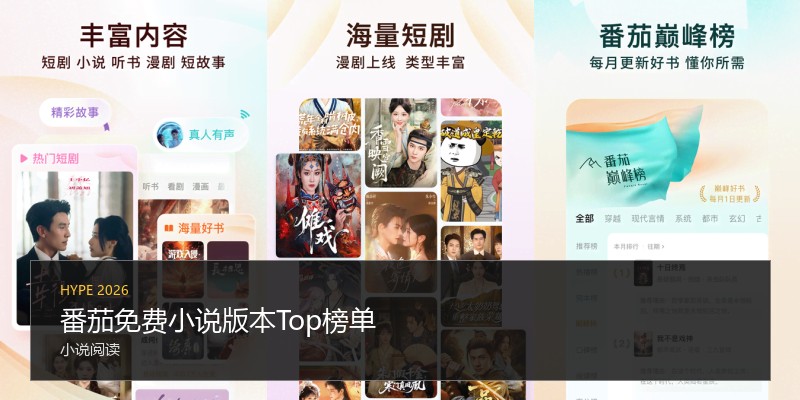 番茄免费小说版本Top榜单