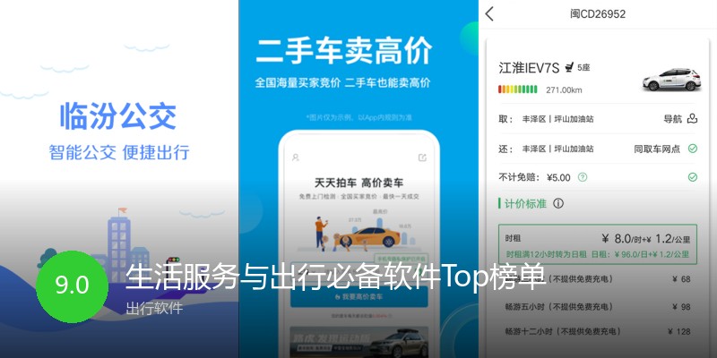 生活服务与出行必备软件Top榜单