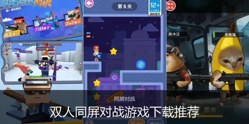 双人同屏对战游戏下载推荐