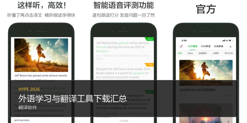外语学习与翻译工具下载汇总