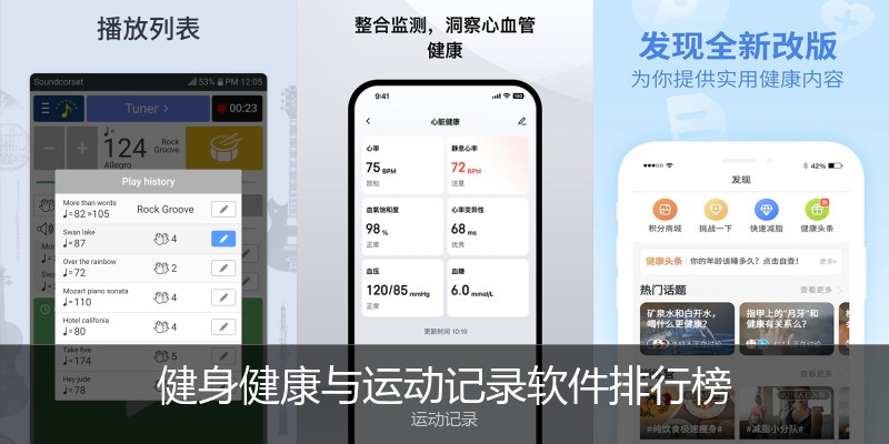 健身健康与运动记录软件排行榜
