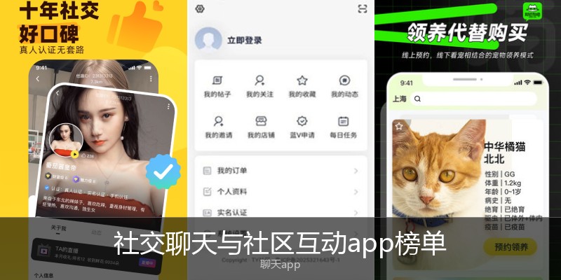 社交聊天与社区互动app榜单