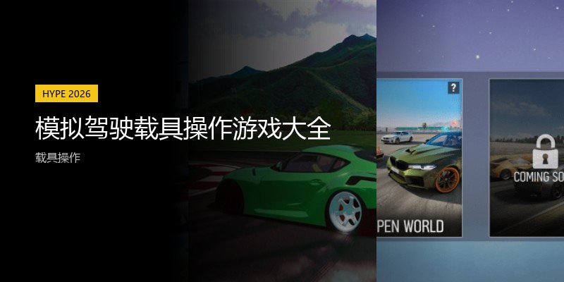 模拟驾驶载具操作游戏大全