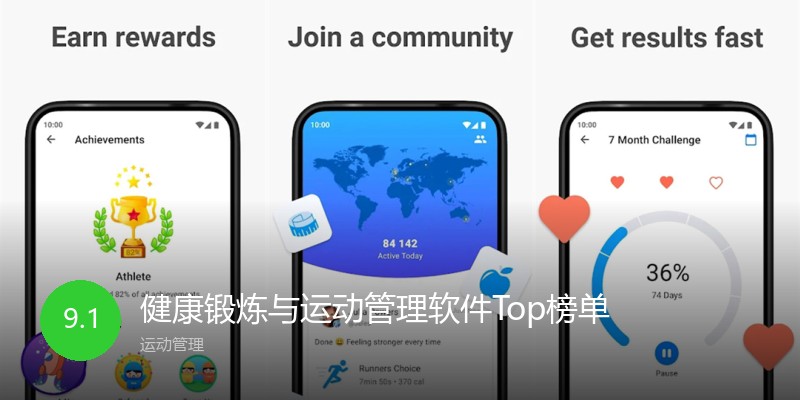健康锻炼与运动管理软件Top榜单