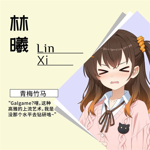 想成为Galgame领域大神中文版 林曦立绘