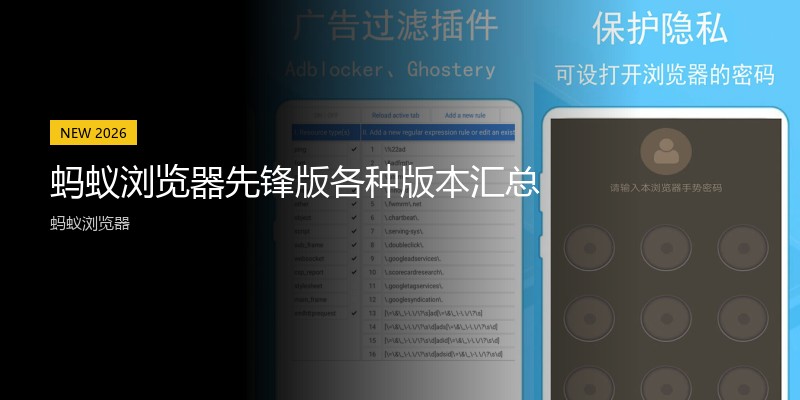 蚂蚁浏览器先锋版各种版本汇总