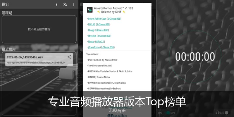 专业音频播放器版本Top榜单