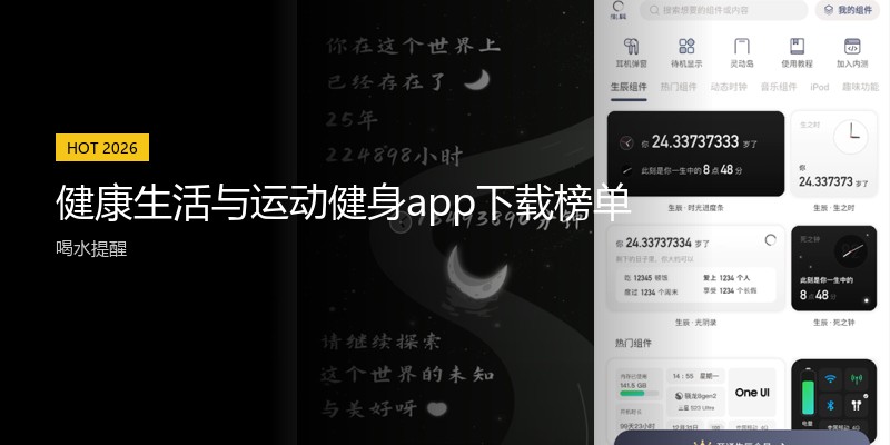 健康生活与运动健身app下载榜单