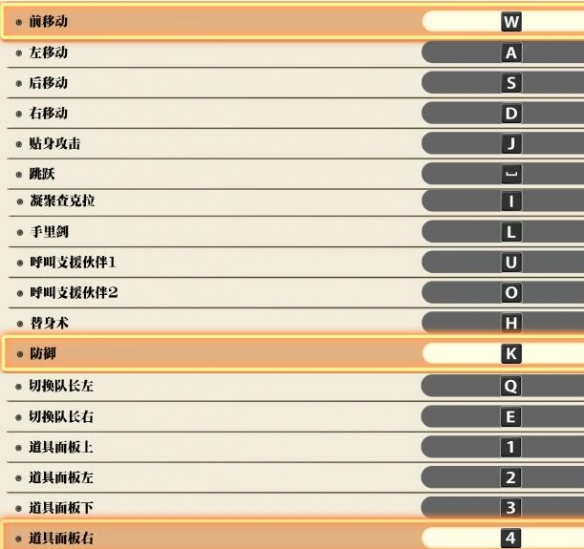 按键操作一览截图1