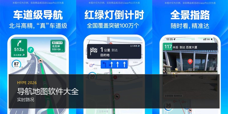导航地图软件大全
