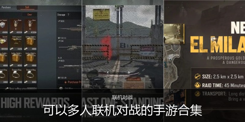 可以多人联机对战的手游合集
